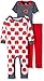 Gerber Baby Girls' 3 Piece Coverall Bodysuit and Legging Set, Apple 6-9 Months