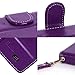 Galaxy S5 ACTIVE Case, Galaxy S5 Active Flip Case - E LV Deluxe PU Leather Folio Wallet Case Cover for Samsung Galaxy S5 Active SM-G870 (Water Resistant Model) - Purple
