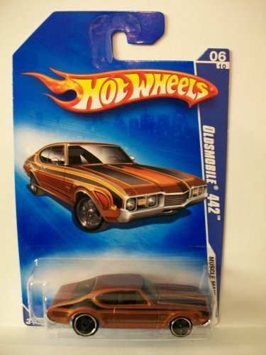 Hot Wheels 2009 Muscle Mania Olds Oldsmobile 442 Copper Brown Bronze