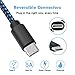 USB Type C Cable, SunCable Short USB C Cable 2Pack 1ft/30cm Nylon Braided Fast Type C Charger Cord for Samsung Galaxy S10+ S10E S9 S8 Plus Note 8,LG G5 G6 V30,HTC 10,Nexus 5X/6P,Google Pixel 3XL