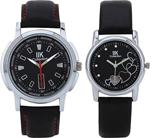 Analogue Black Dial Mens and Womens Watch (IIK502M-1503W)