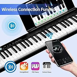 TERENCE Folding Piano Keyboard, 88 Keys Full Size