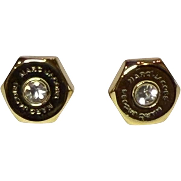 Amazon.com: Marc Jacobs The Medallion Abalone Earrings