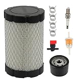 Harbot MIU14395 Air Filter with Tune Up Kit for John Deere D100 D105 D110 D130 D125 L105 L107 LA135 LA145 L108 X124 E100 E120 E130 E140 E150 X125 X330 Lawn Tractor