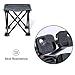 Mini Portable Folding Stool, Outdoor Folding Camping Stool, Picnic, Fishing, Travel, Hiking, Garden, Beach, Quickly-Fold Chair Oxford Cloth with Carry Bag 10″ W x 10″ D x 10.2″ H (Black)thumb 2