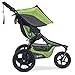 BOB Revolution Flex 2.0 Jogging Stroller - Up to 75 pounds - UPF 50+ Canopy - Adjustable Handlebar, Meadow