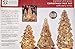 Gold Led 3 Piece Mercury Glass Christmas Tree Set with Daily Auto Timer