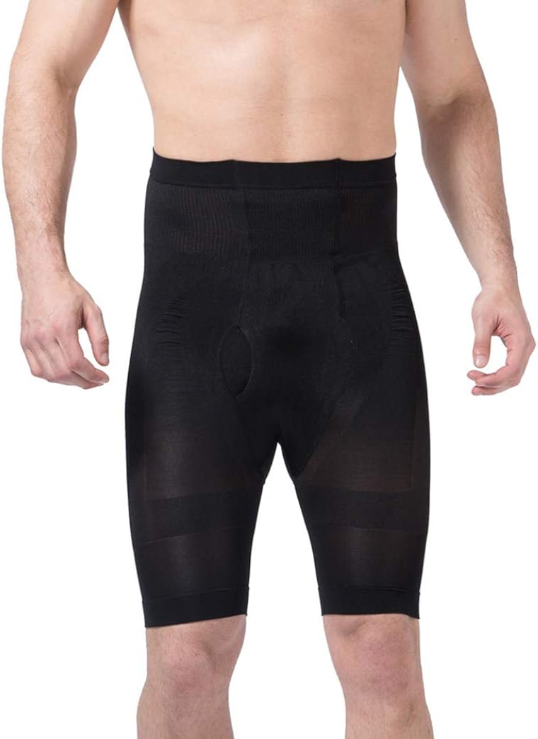 Men Ultra Thin Lift Trimming Boxer AntiCurling Briefs Body Shaper High