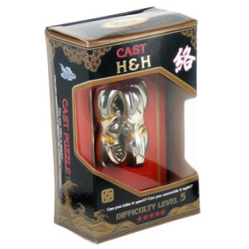 Hanayama Cast Metal Puzzle H and H
