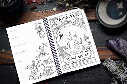 Coloring Book of Shadows: Planner For A Magical 2020