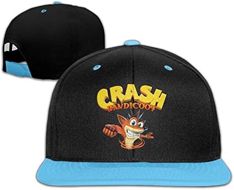 Momini Crash Bandicoot Unisex Hip Hop Adjustable Hat &amp; Cap For Kids RoyalBlue