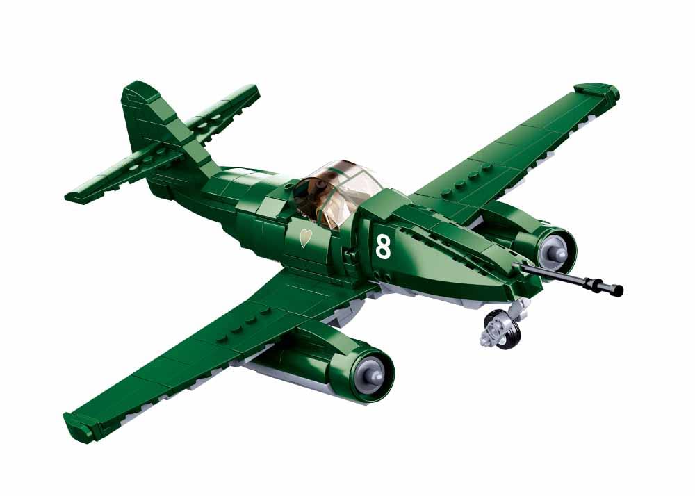 Sluban M38-B0977 Army (Battle of Budapest) ME-262 Fighter Aircraft 338pcs, Multi Colour