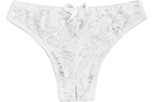 GENERIC Women's Lace Bodysuit 1Pc Sexy Floral Panty Underwear Brief Plus Crotchless Thong Lingerie Cosplay Costumes