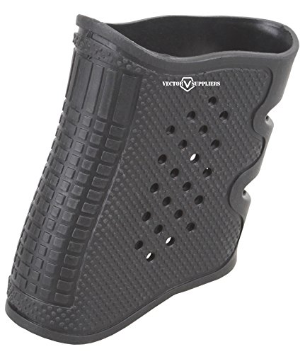 TAC Vector Optics GEN 2 Pistol Rubber Grip Cover Sleeve Slip-On for Avoid Slip Black Color fit Glock HK USP