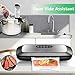 Vacuum Sealer Machine, Automatic Food Vacuum Sealer with Smart Stainless Steel Panel Touch Control, Sous Vide Vacuum Sealer Machine with Dry & Moist Sealing and Starter Kit