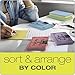 Oxford Blank Color Index Cards, 5