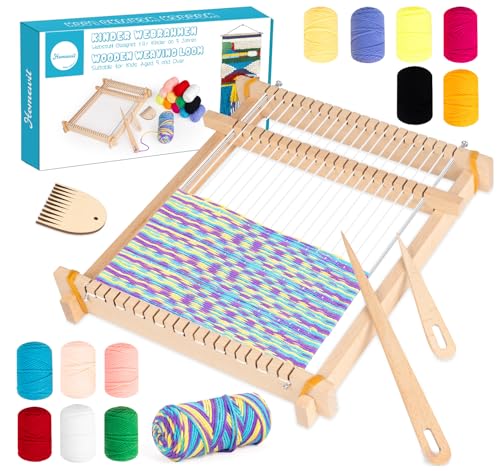 Coloured - with wool yarn