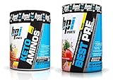 BPI Sports Keto Aminos and Best Pre-Workout Tropical Freeze (30 Servings Each) Weight Loss and Muscle Building Stack - 30 Servings Each