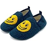 COVS Toddler Face Slippers for Boys Girls Slippers Toddler House Shoes Non-Slip TPR Soft Sole Kids Slippers Home Socks Shoes