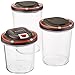 Vestia Automatic Vacuum Sealing Food Storage Container System (Set of 3) (Motor Included)