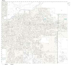 Amazon.com: ZIP Code Wall Map of Mesa, AZ ZIP Code Map Laminated: Home