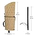 PET ARTIST Jute Dog Biting Training Sleeve for Young Dogs Fits Both Left and Right Hand for Young Dogs with PU Leather Whip Stick Set