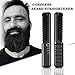 Travel Cordless Beard Straightening Brush for Men, Battery Operated Beard Straightener 4000mAh, Portable for Dating, Meeting, Traveling, Camping etc