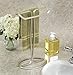 mDesign Hand Towel Holder for Bathroom Vanities - Pearl Champagne