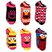 Sesame Street Elmo Womens 6 pk Ankle Socks (9-11, Elmo)