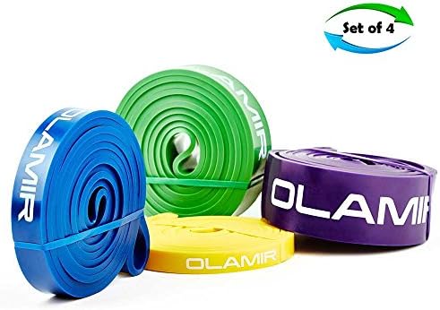 Pull Up Assist Band Resistance Bands Exercise Bands For Body Stretching Powerlifting Bands Set Of 4