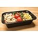 Meal Prep Containers with Lids, 10-Pack BPA Free Food Storage Container Microwaveable Dishwasher & Freezer Safe Black Plastic Bento Lunch Boxes, Reusable Portion Control - DuraHome (24oz 20 pk)