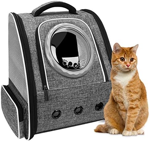 Cokiki Large Pet Carrier Backpack, Bubble Backpack Carrier, Cats and Puppies Small Dogs Carrier Backpack, Airline-Approved, Designed for Travel, Hiking, Camping,Walking & Outdoor Use