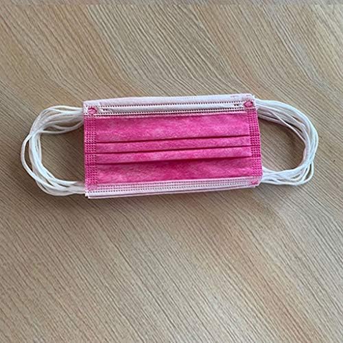 Three-layer face mask made of blown nonwovens material.