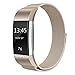 SWEES Metal Bands Compatible Fitbit Charge 2, Milanese Stainless Steel Metal Magnetic Replacement Wristband Small & Large (5.5
