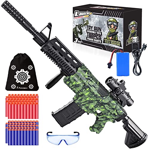 Electric Automatic Blaster Toy Guns Compatible with Nerf Guns Bullets