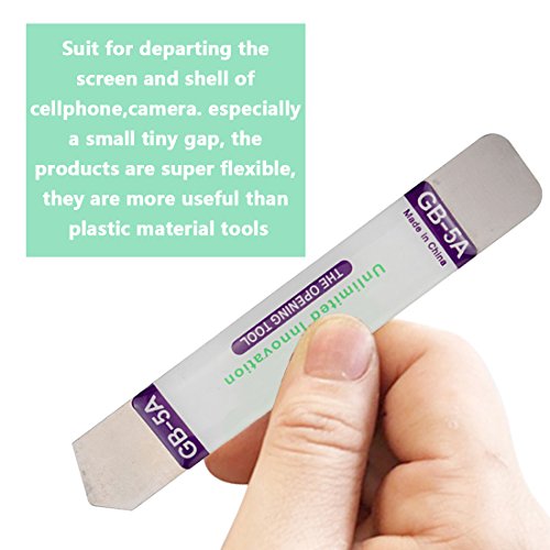 2Pcs Blade Soft Stainless Steel Thin Pry Cell Phone Tablet Screen Battery Opening Tools for Samsung iPhone Ipad Opener