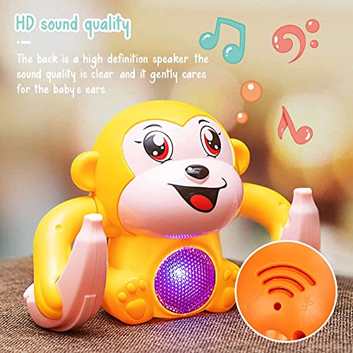 Early Infant Electric Flip And Head Monkey Toy, Electric Tumbling