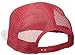 Deep Ocean Tuna Tail Flat Brim Hat, Red, One Size
