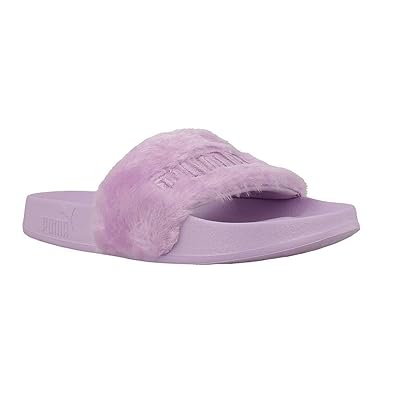 puma slides purple