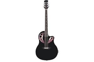 EPOFIT Full Size 6 Strings Acoustic Guitar Set,41 Inch Beginner Guitar for Adults,Complete Right Handed Wood Guitar Starter Kit with Guitar Bag and Wrench,Black