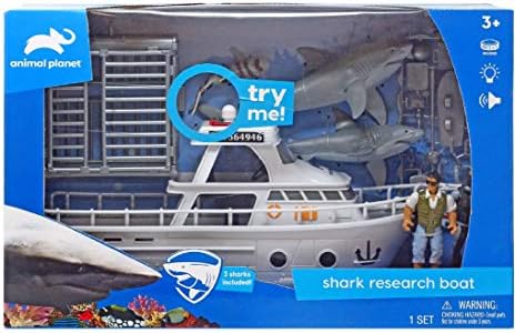 animal planet shark research playset