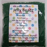 JellyBeadZ Brand - 8oz -Almost 15,000 Water Bead Gel - TURQUOISE- Heat Sealed Bag- Water Pearls Gel Beads- Wedding & Event Centerpieces