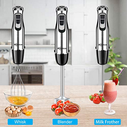 Makoloce Immersion Blender Handheld 3in1 Immersion Blender 800W 10