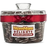 NomNom Delights Gourmet Milk Chocolate Covered Pretzels Drizzled with White Chocolate &amp; Handmade - Comes In A Gift Box - Kosher Certified