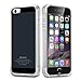 MobilePal Qi Wireless Charger Receiver Case for iPhone SE/5/5s with Reinforced Corner and 1A Output (Space Gray)