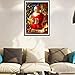 Diamond Painting，5D DIY Christmas- Rhinestone Pasted Embroidery Painting Cross Stitch Home Decor-Decorating Cabinet Table Stickers Crystal Pictures for Study Room,Flower Painting (E)