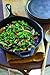 Lodge Cast Iron Skillet with Red Mini Silicone Hot Handle Holder, 8-inch