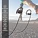 Joyful Heart Wireless Headphones Bluetooth Earbuds - Waterproof Sports Headset with Microphone, JH-800 Noise Cancelling Earphone for Running and Workout, 8 Hour Battery, Black-White
