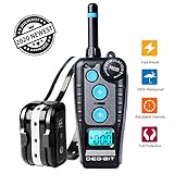 DB DEGBIT Collar for Dogs with 3 Modes, [2020 Newest] Dog Training Collar [Fast Training Result] E-Collar, Bark Collar with Remote, 1000ft Range for Small/Medium/Large Dog