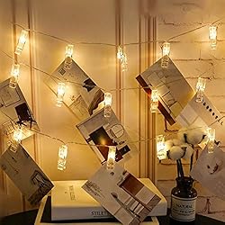 Twinkle Star 10 ft 20 LED Photo Clips String Lights